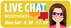 คุณสามารถติดต่อทาง Line (Chat ออนไลน์)   กับ ecomsiam web hosting ติดต่อกับเราทาง chat online