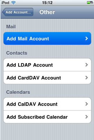 email setting สำหรับใช้งาน iPhone แนะนำโดย webhostthai web hosting