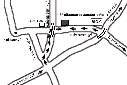 แผนที่บริษัทอีคอทสยาม ดอทคอม จำกัด -เว็บไซต์สำเร็จรูป ninenic